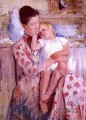 Emmie und ihr Kind Mütter Kinder Mary Cassatt